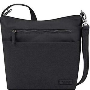 Anti Theft Crossbody Bag RFID Travel Purse Locking Zipper Slash Resistant